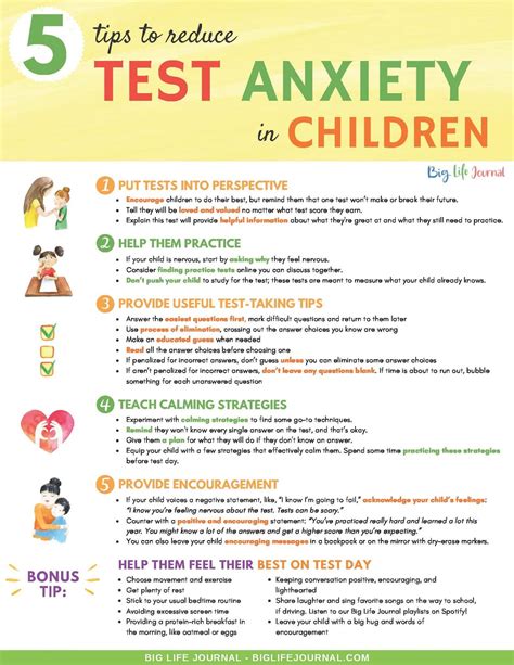 test anxiety training for kids